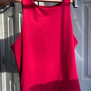 Hot pink express contour top